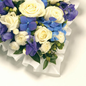 Loose Heart Blue & White