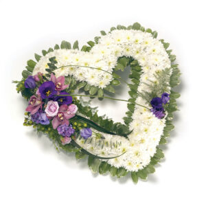 Open Heart Lilac & Purple