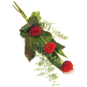 3 Rose Sheaf - Red