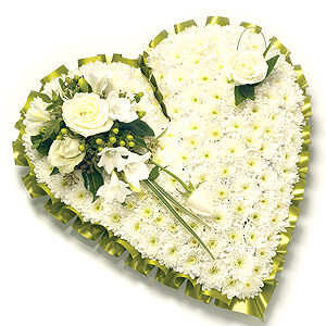 Based Heart Green & White