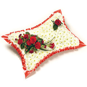 Based Pillow Red & White