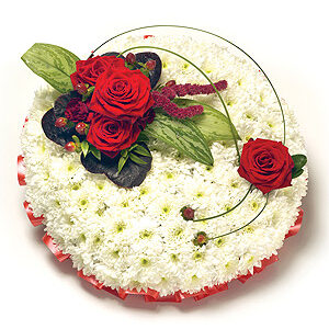 Red & White Posy