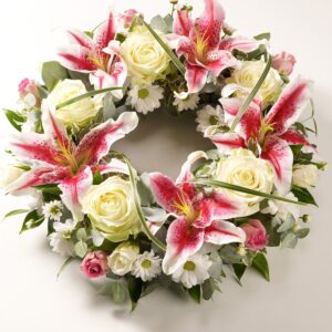 Rose & Liliy Wreath