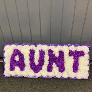 Silk Letters - AUNT