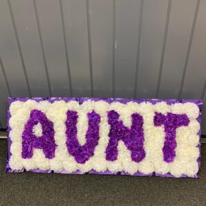 Silk Letters - AUNT