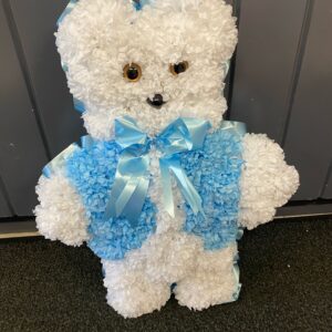 Silk Flower Teddy