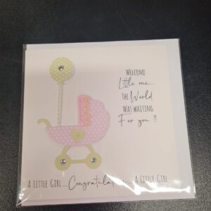Little Girl Congratulations Card