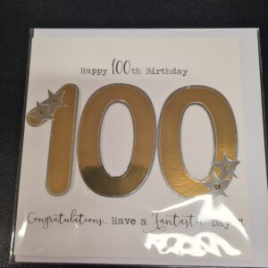 100th Birthday Card