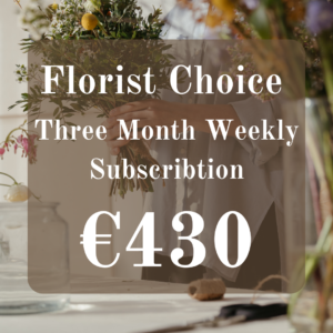 Three Month Flower Subscription