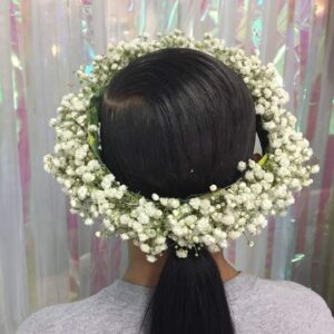 Baby's Breath Flower Crown