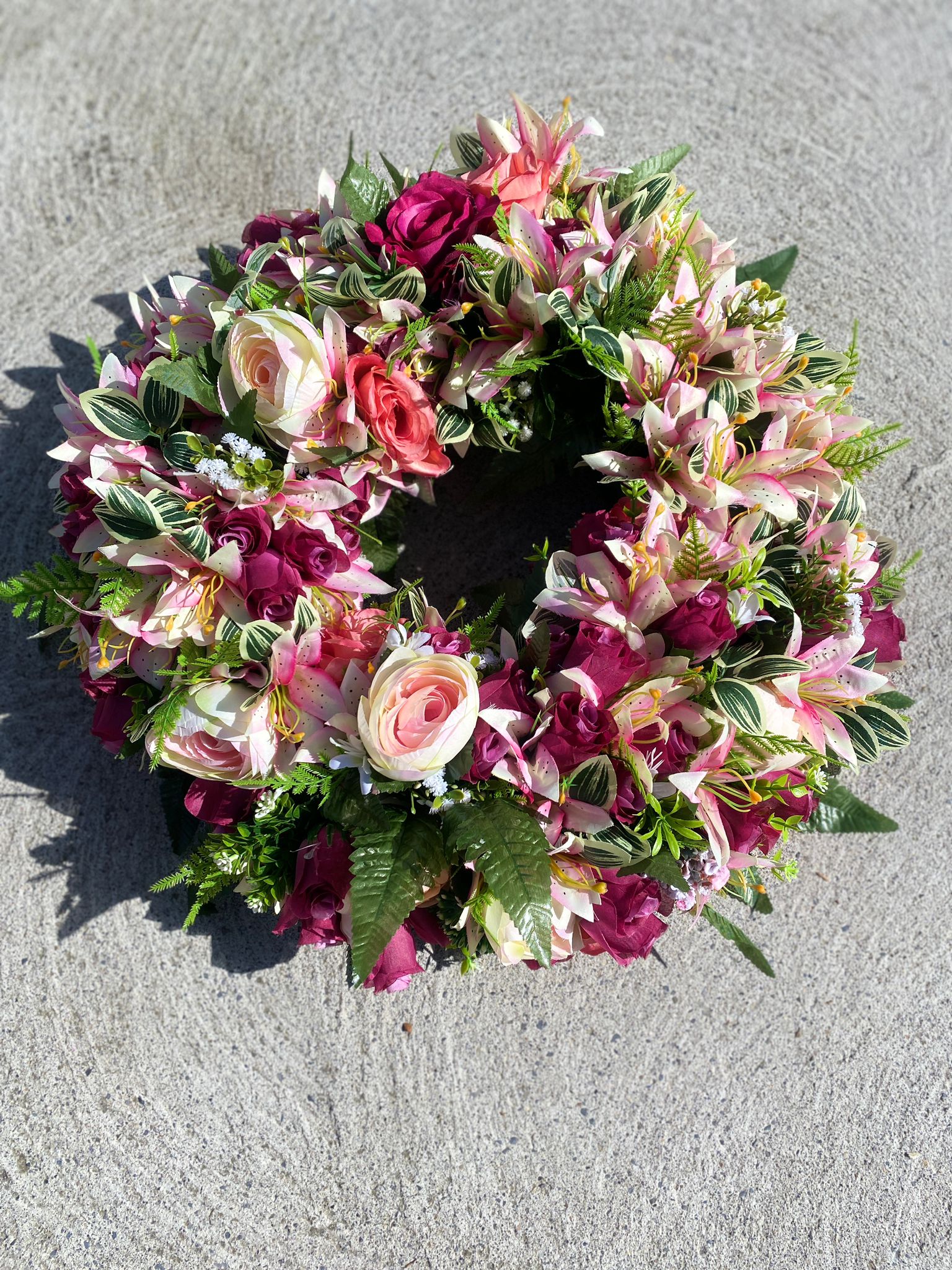 Handcrafted Custom Artificial Door Wreath