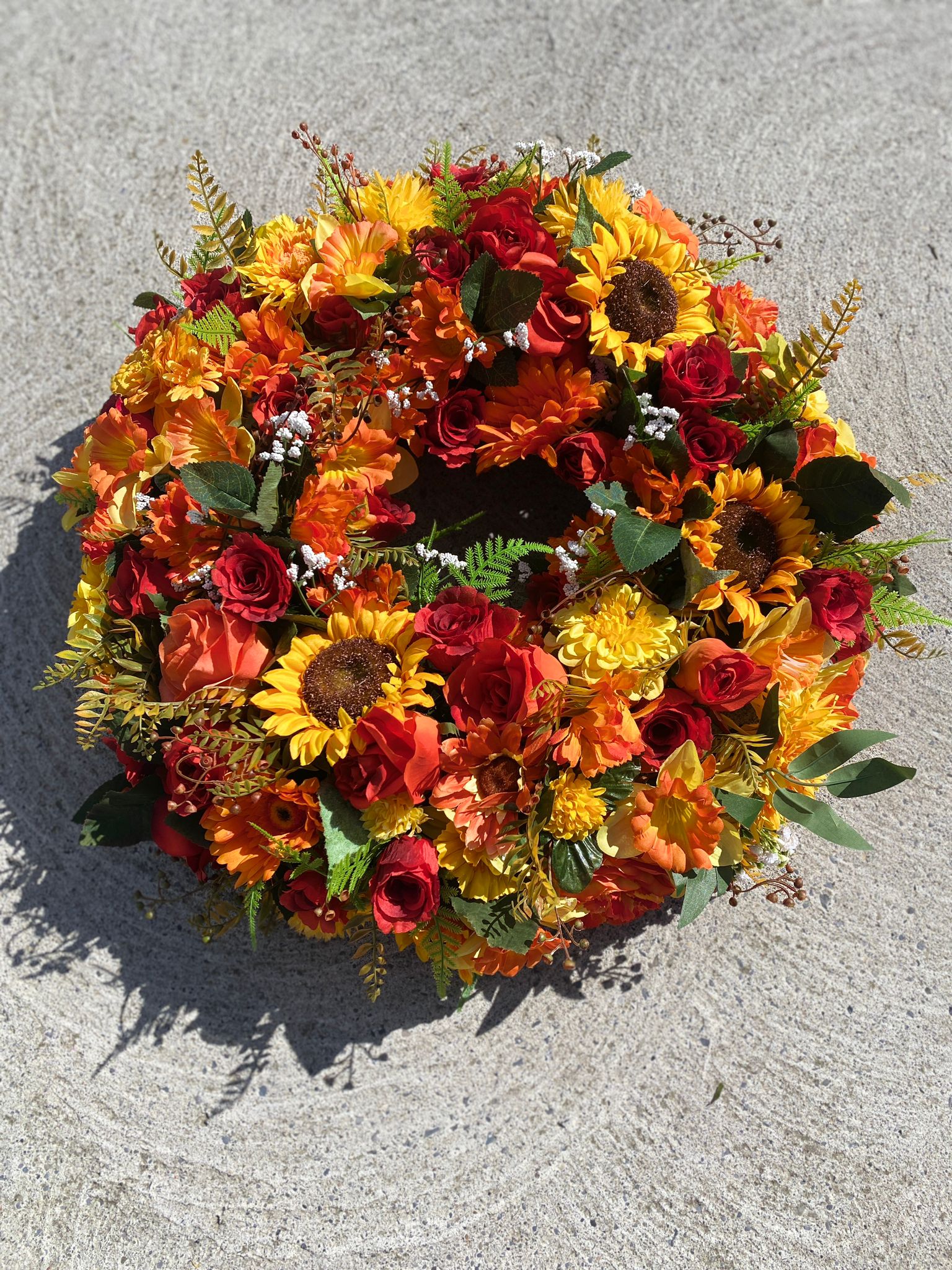 Handcrafted Custom Artificial Door Wreath