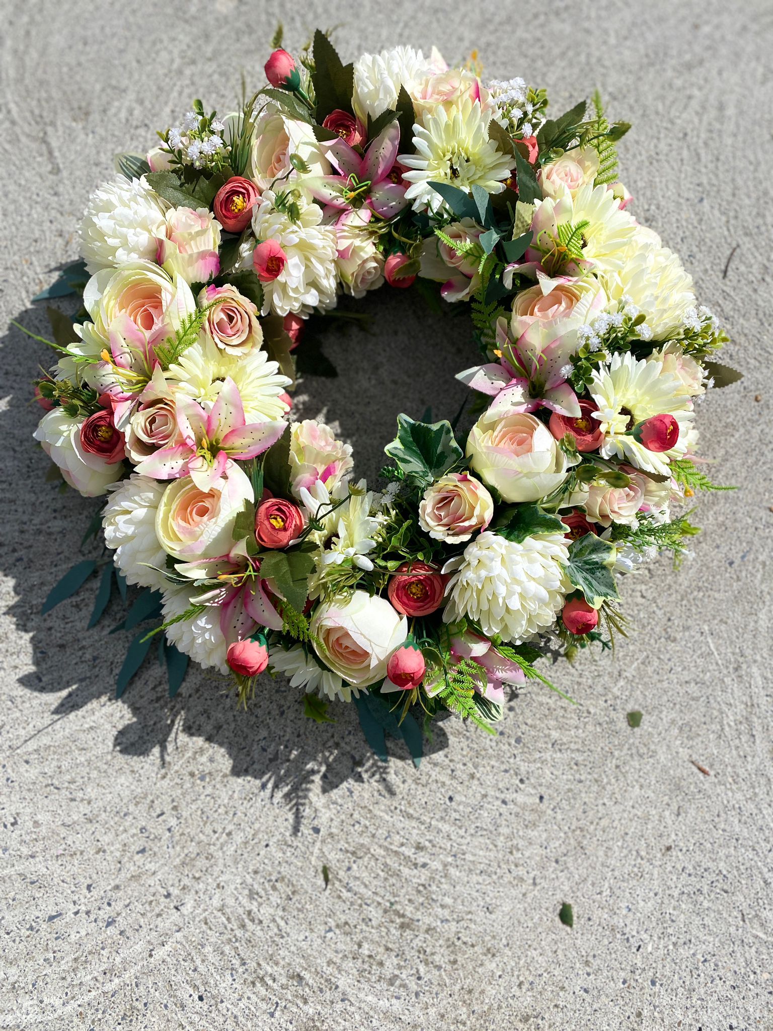 Handcrafted Custom Artificial Door Wreath