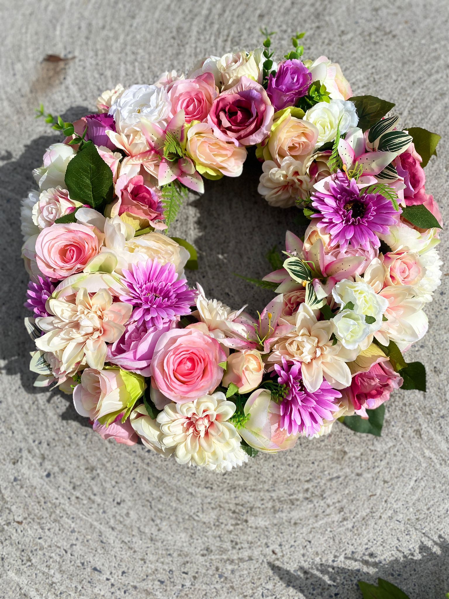 Handcrafted Custom Artificial Door Wreath