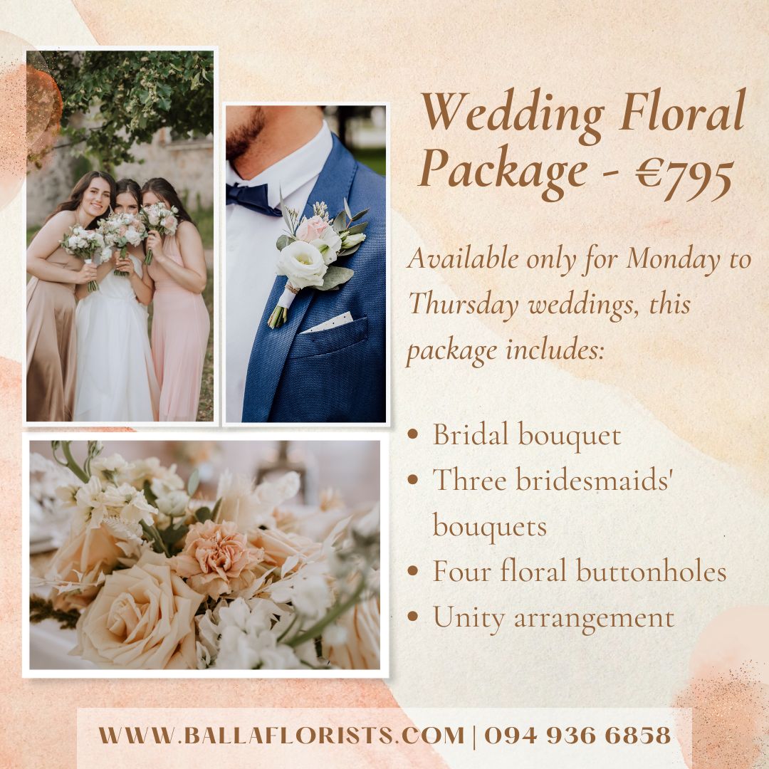 Balla Florists Wedding Floral Package